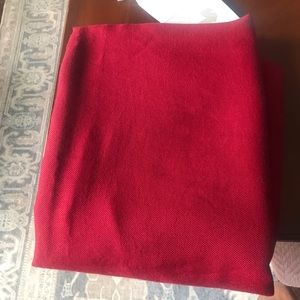 Chicos red 5 in one shawl with carrying bag